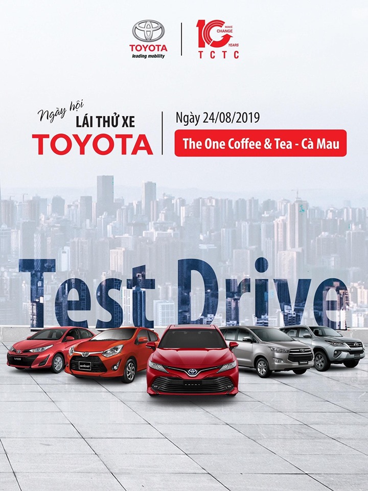Toyota Cần Thơ | Chương trình lái thử tại TP Cà Mau