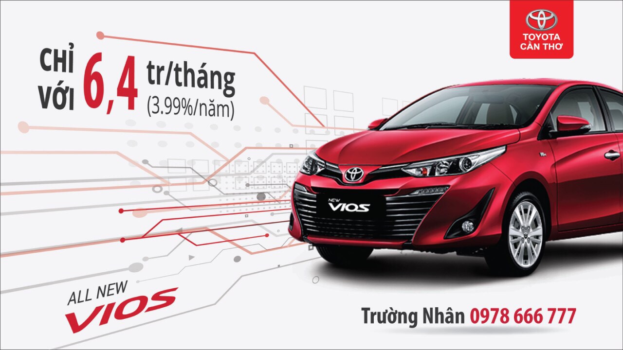 Toyota Vios 1.5E số sàn 2019 tại Toyota Cần Thơ