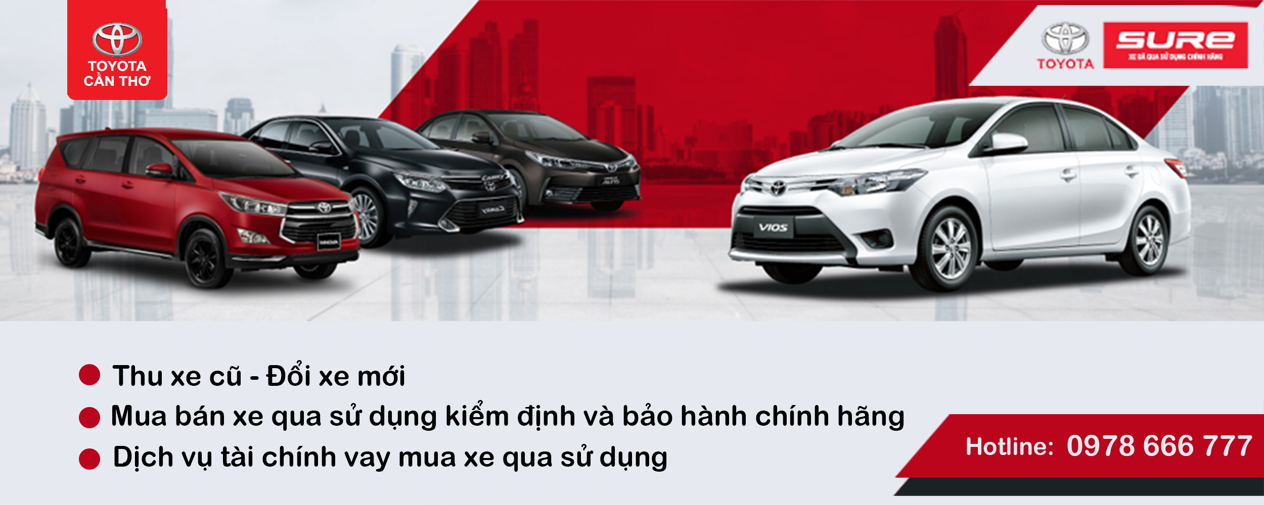 Toyota nêm yết giá 2018 | Báo giá xe Toyota Mới nhất