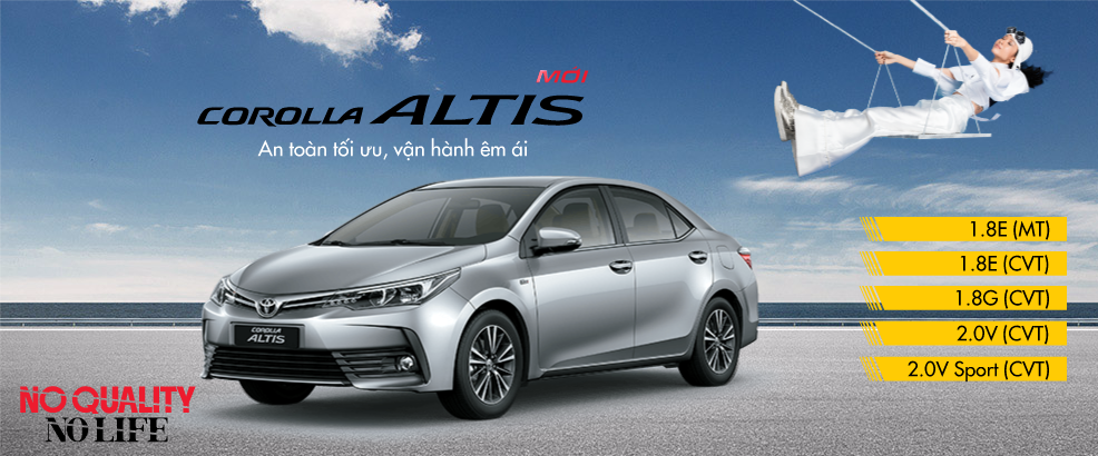 Toyota Altis 2018 khuyến mãi lớn và hỗ trợ trả góp lên đến 85%