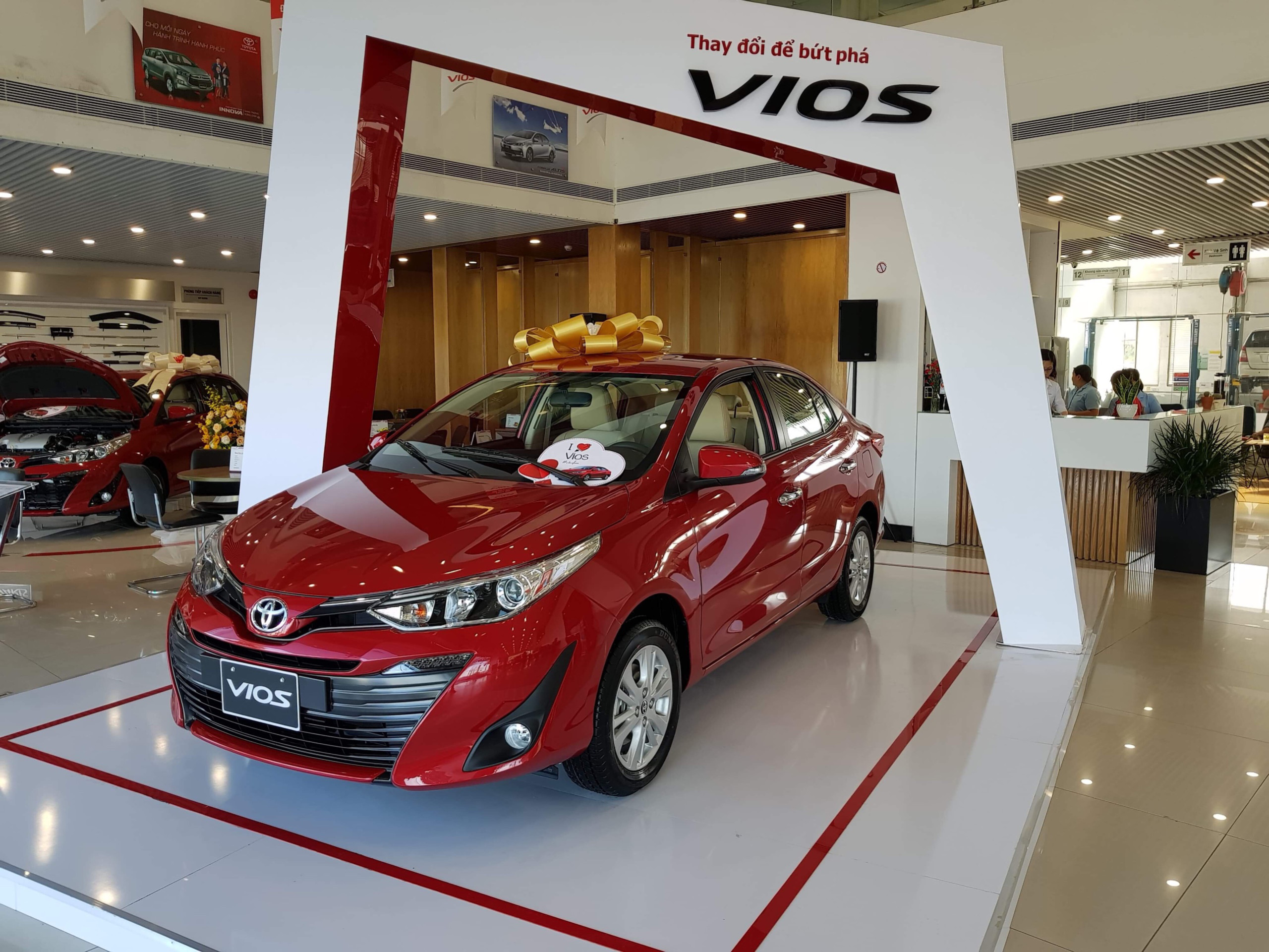 Ảnh thực tế Toyota Vios 2019 tại Việt Nam, bản cao cấp nhất giá hơn 600 triệu đồng